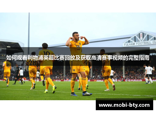 如何观看利物浦英超比赛回放及获取高清赛事视频的完整指南